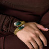 Браслет Gilbert Albert Scarabey beetle shell & Yellow Gold & Diamonds(41922) №2