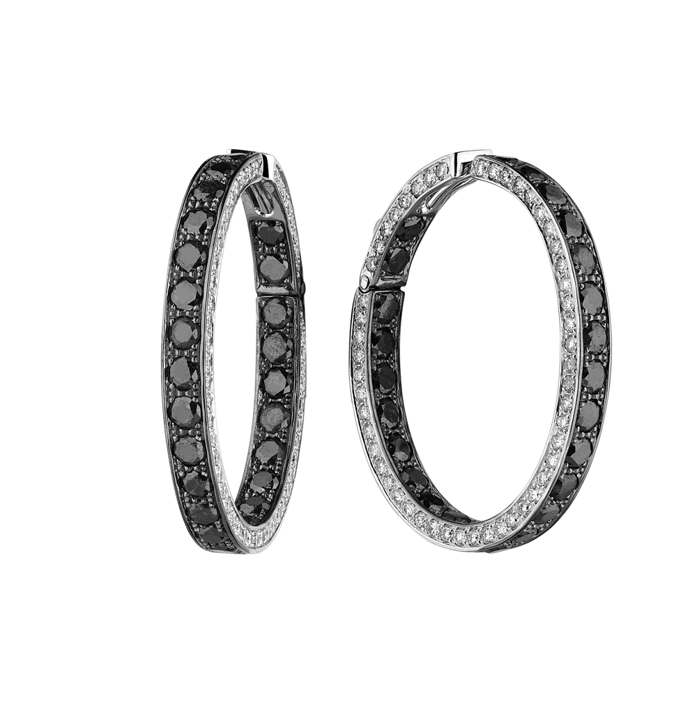 Серьги De Grisogono Black & White Diamonds 12340/01(22248) №5