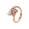 Кольцо Bvlgari Diva's Dream Rose Gold & Mother of Pearl & Diamonds (Size 52, 53) 353807, 353808(43958) №1