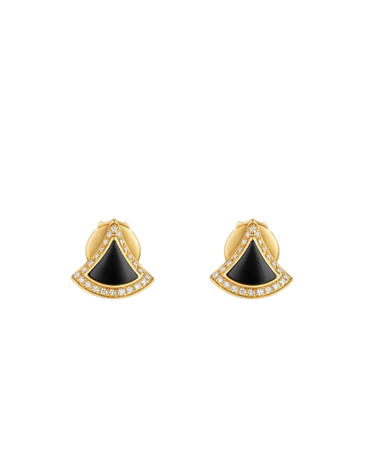 Серьги Bvlgari Divas' Dream Stud Black Onyx & Pavé Diamonds 361839(53458) №5