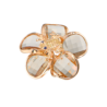Кольцо No name Smoky Quartz & Diamonds & Rose Gold Frog(55034) №1