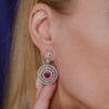 Серьги Graff Bullseye Ruby & Diamond GE19226(18608) №4