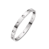 Браслет Cartier Vintage Love 10 Diamonds White Gold Classic Model (SIZE 18)(42404) №1