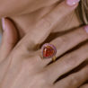 Кольцо No name Moving Multi-Gemstone Yellow Gold Ring(49594) №3