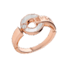 Кольцо Bvlgari Rose Gold & Diamond & Mother of Pearl (SIZE 53) 357520(35494) №1