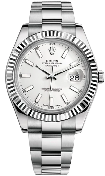 Швейцарские часы Rolex Datejust II 41 мм Steel and White Gold 116334(41361) №2