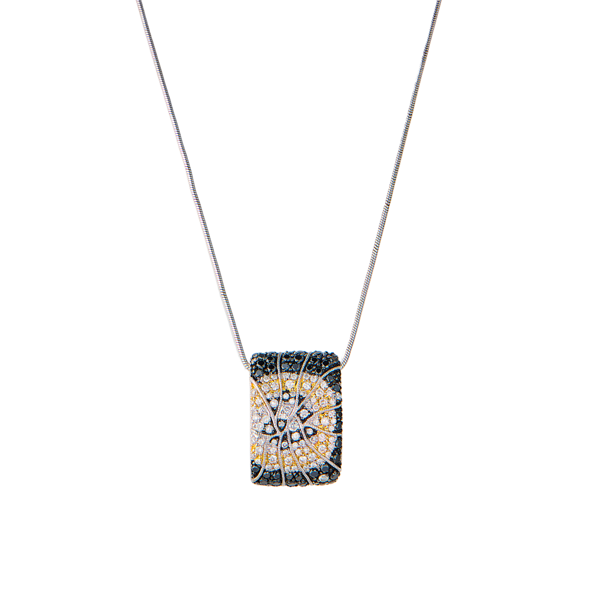 Подвеска No name White Gold & White & Black Diamonds(55017) №2
