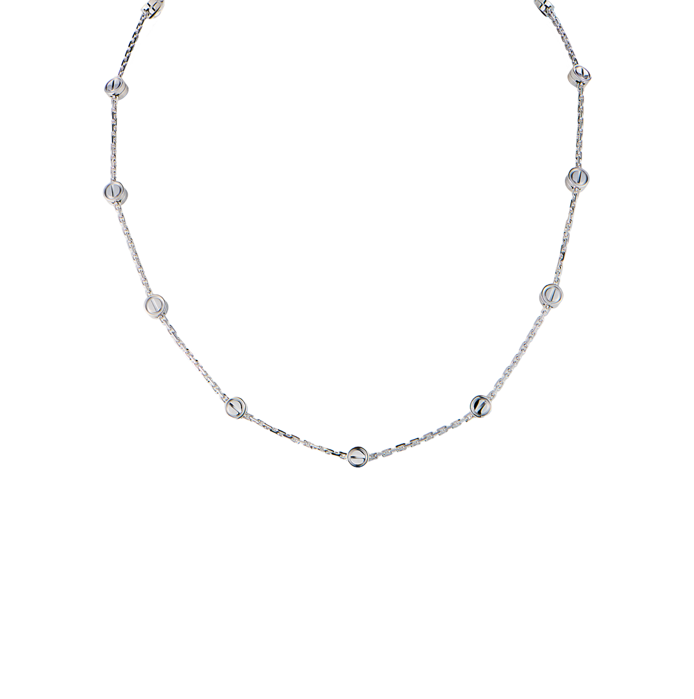 Колье Cartier LOVE White Gold(54900) №3