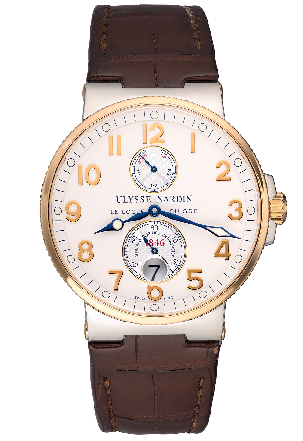 Швейцарские часы Ulysse Nardin Maxi Marine Chronometer 265-66(12808) №6