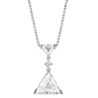 Подвеска GIA 5,03 ct H/VS2 Modified Triangular Step Cut & White Gold(44092) №1