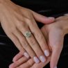Кольцо Ralfdiamonds 2.02 ct Fancy Light Brownish Greenish Yellow/SI2 & White Multishape Cut Diamonds(44108) №3