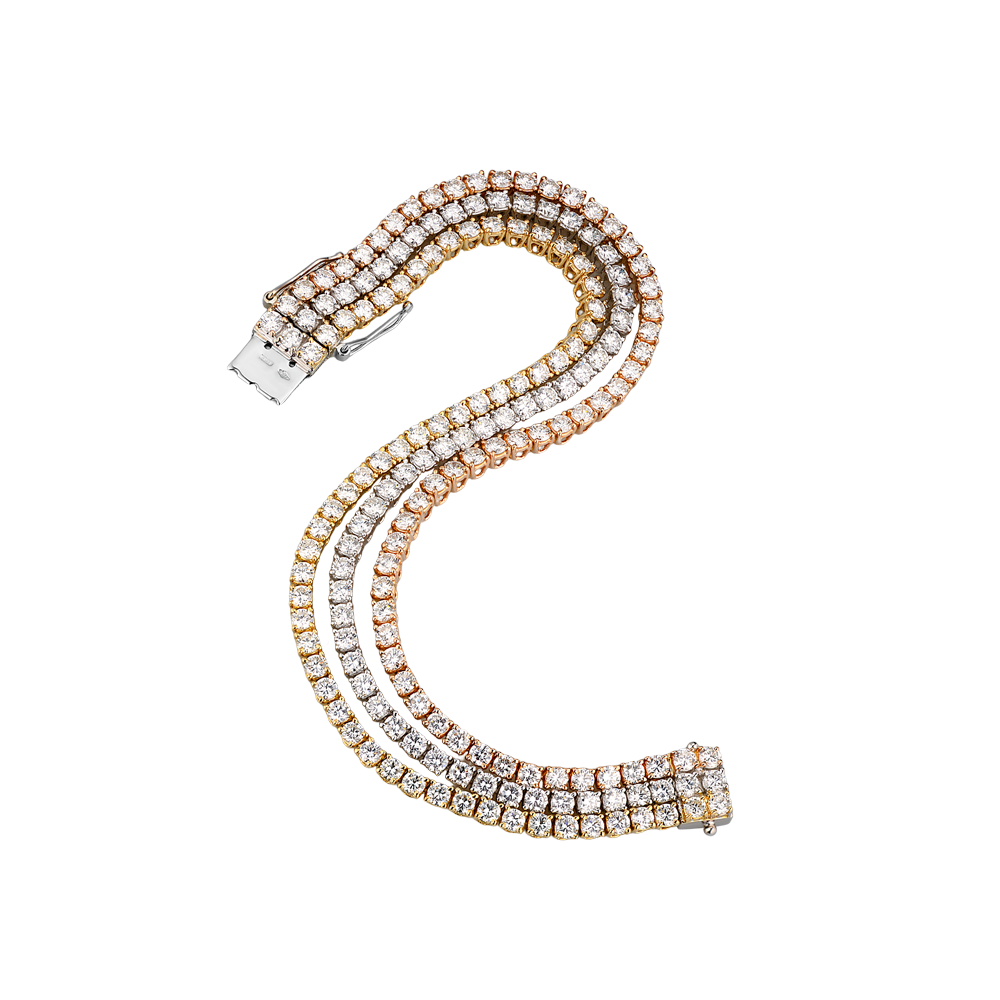 Браслет No name 11,30 ct G/VS Tricolor Gold(41549) №4