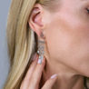 Серьги Tiffany & Co Swing Platinum Diamond Drop Earrings(42410) №3