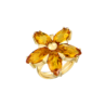 Кольцо No name Citrine & Yellow Gold(49672) №1
