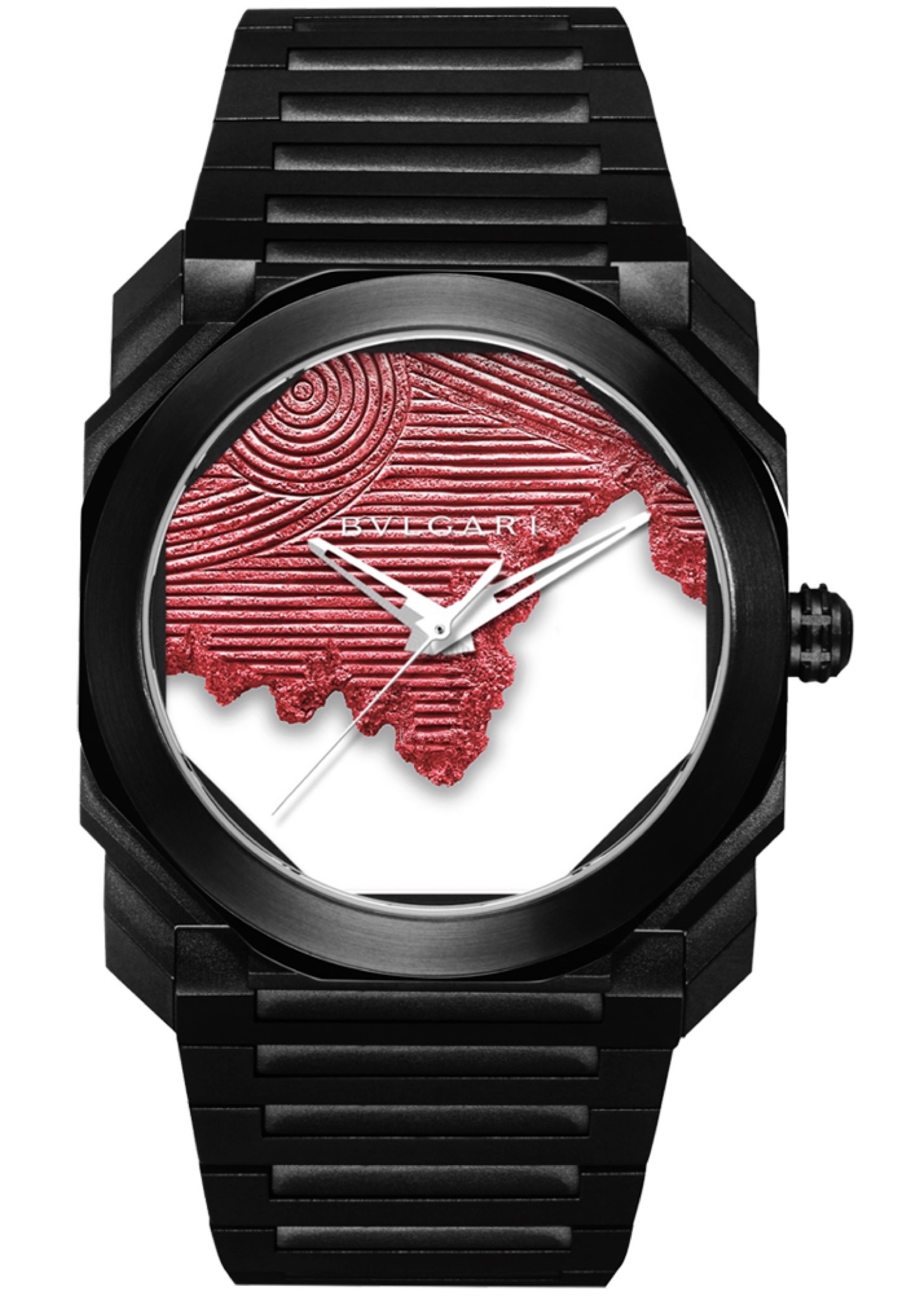 Швейцарские часы Bvlgari Octo Solotempo BWD x Daniel Arsham "Zen Garden" BGO41S(45239) №2