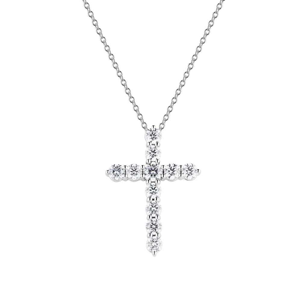 Крест Mercury Classic Cross 1.63 ct Pendant MP21069/WG/CR1.60(26059) №2