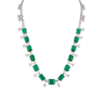 Колье No name Natural Emeralds 25,0 ct & Diamonds 5,25 ct & White Gold(45937) №1