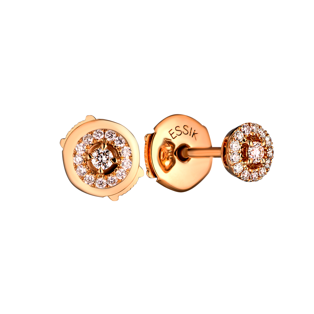 Пусеты Messika Joy XS Pink Gold & Diamond 06954-PG(43148) №2