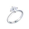 Кольцо No name 1,57 сt G/VS2 Round Cut Diamond МГУ(53280) №1