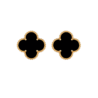 Серьги Van Cleef & Arpels Magic Alhambra yellow gold, Onyx VCARA44300(49059) №1