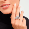Кольцо Bvlgari Serpenti Viper White Gold & Diamonds (SIZE L) 345227(44413) №3