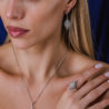 Подвеска No name White Gold & 0,71 ct Diamonds(31367) №3