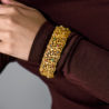 Браслет No name Vintage Yellow Gold Сuff Tree Bark(52264) №2