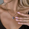 Подвеска No name 1,44 ct Vivid Blue Madagascar(53051) №4