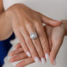 Кольцо No name Akoya Pearl 13,0 mm & Diamonds(19258) №3