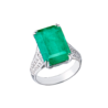 Кольцо No name COLOMBIA EMERALD 7,8 ct Intense Bluish Green/I1(55115) №1