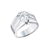 Кольцо No name МГУ 1,34 сt G/SI2 Pear Cut Diamond & White Gold(55298) №1