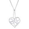 Подвеска Giorgio Visconti White Gold & Diamonds Heart(51622) №1