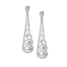 Серьги No name 8,30 ct Round Cut Diamonds & White Gold(45675) №1