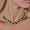 Колье No name Natural Emeralds 25,0 ct & Diamonds 5,25 ct & White Gold(45937) №4