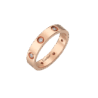 Кольцо Cartier Love Small Model 8 Diamonds Rose Gold (SIZE 51) CRB4050851(44514) №2