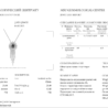 Подвеска No name Red Ruby Radiant Cut & 4,05 ct Diamonds & White Gold(32280) №2