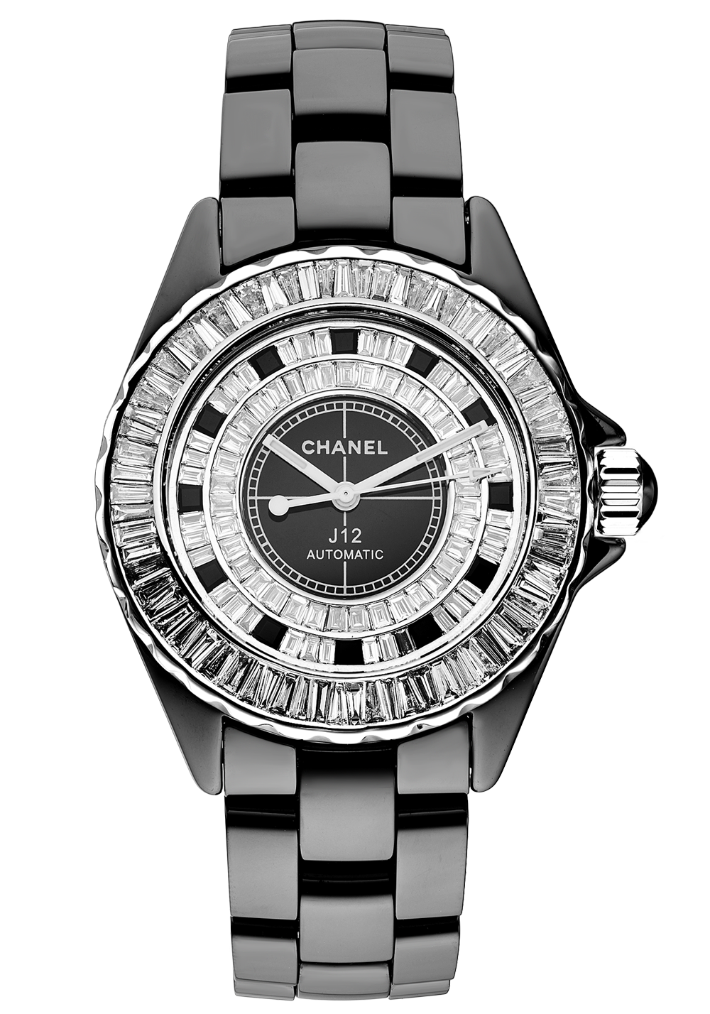 Швейцарские часы Chanel J12 Automatic Ceramic Diamonds H2027(43299) №3