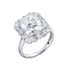 Кольцо GIA 5,68 ct G/VS2 Cushion Cut Diamond & White Gold(42156) №1