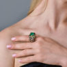 Кольцо Scavia Jewels Multigemstone Ring With 2.33 ct Heart Emerald(40683) №3