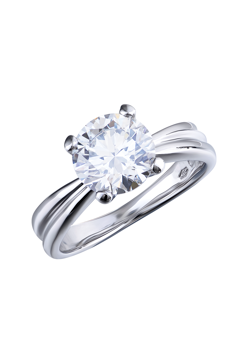 Кольцо Damiani 2,00 ct H/IF Round Diamond Engagement(43953) №5