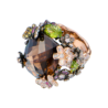 Кольцо No name Smoky Quartz with Multi Gem Surround(52620) №1