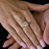 Кольцо No name 6,05 сt M/SI1 Princess Cut Diamond МГУ(53285) №4