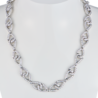 Колье Tiffany & Co Platinum Pavé Diamond Interlock Bow Necklace(52934) №2