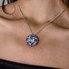 Подвеска Roberta Ponticello Italy Fancy Cut Blue Topaz & Amethyst 1016CI(52742) №2