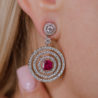Серьги Graff Bullseye Ruby & Diamond GE19226(18608) №3