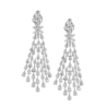 Серьги No name 3,50 ct Round Cut Diamonds & White Gold(45521) №1