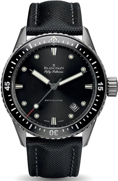Швейцарские часы Blancpain Fifty Fathoms Bathyscaphe 5000-1110-B52A(43336) №2