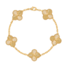 Браслет Van Cleef & Arpels Vintage Alhambra 5 motifs yellow gold VCARP3JK00(56064) №1
