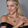 Серьги Damas Сhrysolite & Topaz & Citrine & Diamonds and White Gold(51930) №3