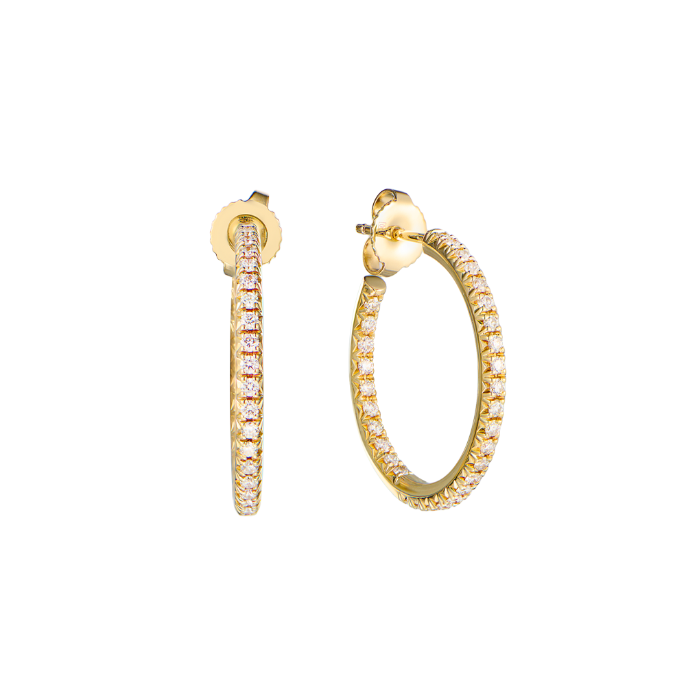 Серьги Tiffany & Co Metro Hoop Earrings Medium(49066) №4